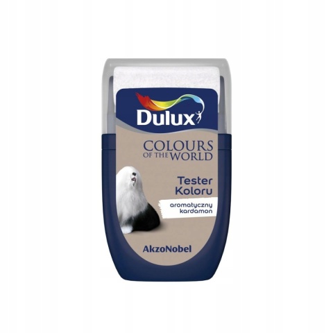 DULUX KOLORY ŚWIATA FARBA TESTER NA WAŁKU Aromatyczny Kardamon 30mL