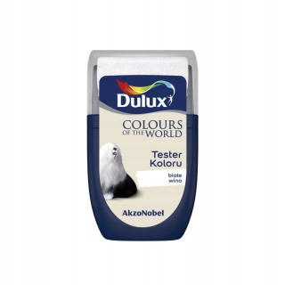 DULUX KOLORY ŚWIATA FARBA TESTER NA WAŁKU Białe Wino 30mL