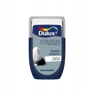 DULUX KOLORY ŚWIATA FARBA TESTER NA WAŁKU Błękitny Lodowiec 30mL