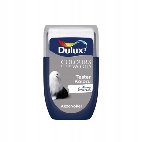 DULUX KOLORY ŚWIATA FARBA TESTER NA WAŁKU Grafitowy Zmierzch 30mL