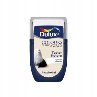 DULUX KOLORY ŚWIATA FARBA TESTER NA WAŁKU Grecka Chałwa 30mL