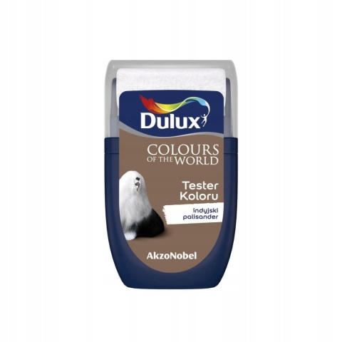 DULUX KOLORY ŚWIATA FARBA TESTER NA WAŁKU Indyjski Palisander 30mL