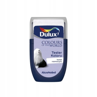 DULUX KOLORY ŚWIATA FARBA TESTER NA WAŁKU Kwiat Rozmarynu 30mL