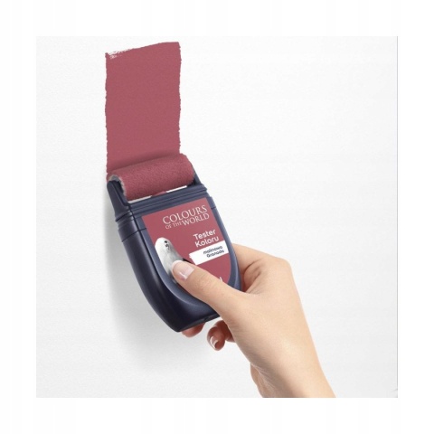 DULUX KOLORY ŚWIATA FARBA TESTER NA WAŁKU Malinowa Granada 30mL