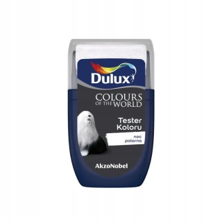 DULUX KOLORY ŚWIATA FARBA TESTER NA WAŁKU Noc Polarna 30mL