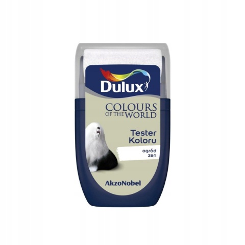 DULUX KOLORY ŚWIATA FARBA TESTER NA WAŁKU Ogród Zen 30mL