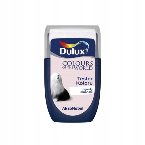 DULUX KOLORY ŚWIATA FARBA TESTER NA WAŁKU Ogrody Magnolii 30mL