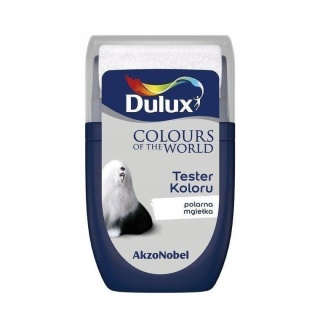 DULUX KOLORY ŚWIATA FARBA TESTER NA WAŁKU Polarna Mgiełka 30mL