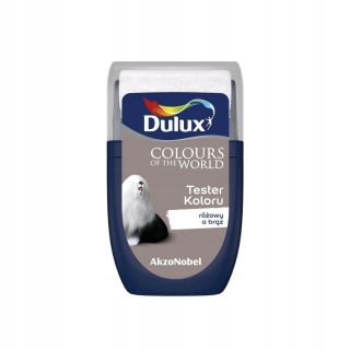 DULUX KOLORY ŚWIATA FARBA TESTER NA WAŁKU Różowy a Brąz 30mL