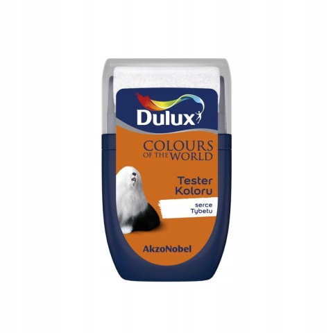 DULUX KOLORY ŚWIATA FARBA TESTER NA WAŁKU Serce Tybetu 30mL