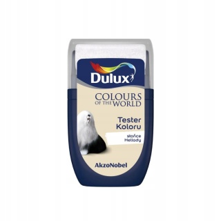 DULUX KOLORY ŚWIATA FARBA TESTER NA WAŁKU Słońce Hellady 30mL