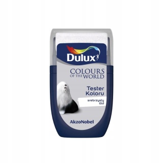 DULUX KOLORY ŚWIATA FARBA TESTER NA WAŁKU Srebrzysty Lód 30mL