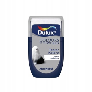 DULUX KOLORY ŚWIATA FARBA TESTER NA WAŁKU Szara Poświata 30mL