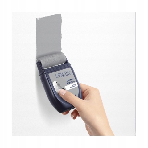 DULUX KOLORY ŚWIATA FARBA TESTER NA WAŁKU Szara Poświata 30mL