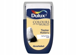 DULUX KOLORY ŚWIATA FARBA TESTER NA WAŁKU Tropikalne Słońce 30mL