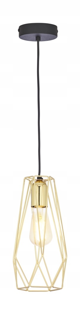 LAMPA WISZĄCA LUGO 1 PŁ GOLD / 2696