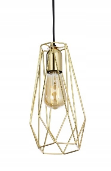 LAMPA WISZĄCA LUGO 1 PŁ GOLD / 2696