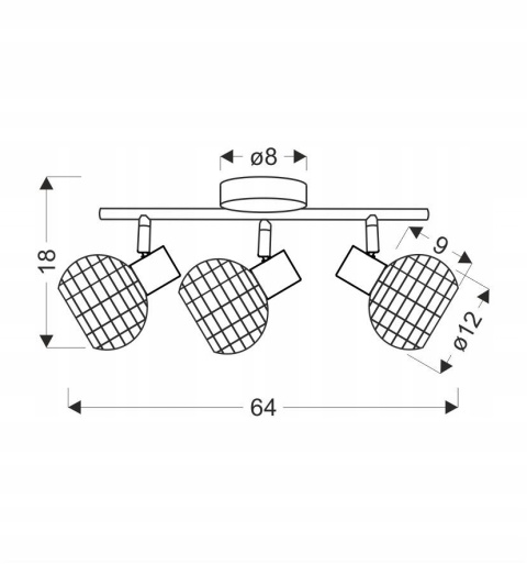 LAMPA WISZĄCA TAJGA LISTWA CZARNY+DREWNIANY 3X40W E14 KLOSZ CZARNY+DR 2