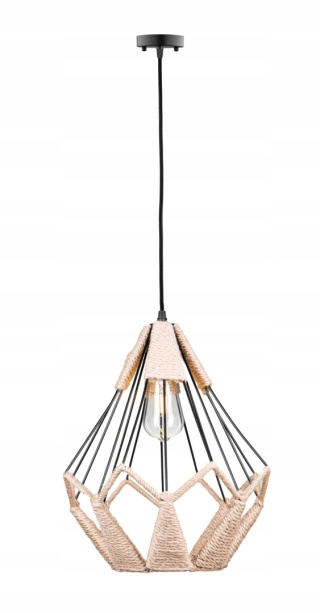 Lampa GEO BOHO sznur juta 22049