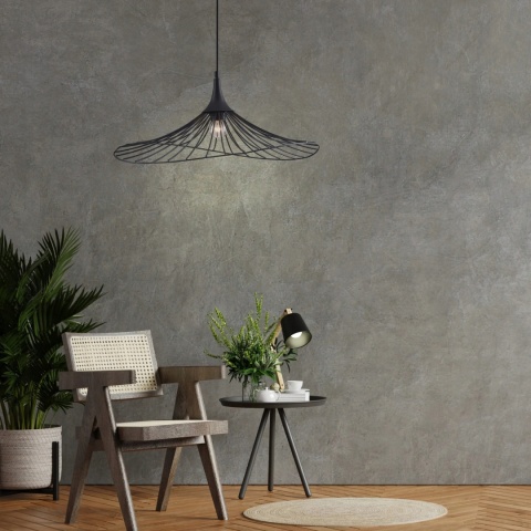 Lampa wisząca ARIELLE 1xE27 czarna