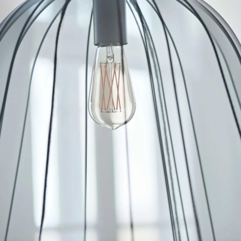 Lampa wisząca Balloon Ø40cm mała szara Harde Bolia