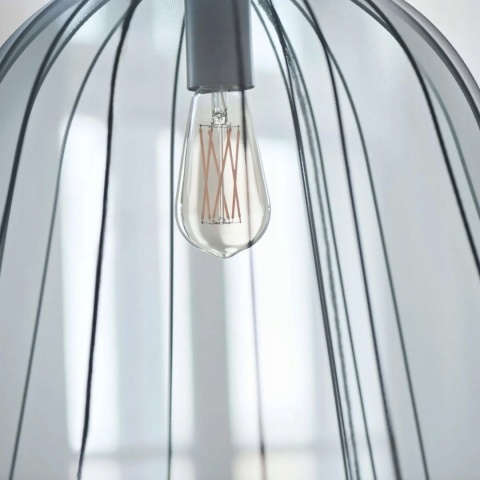 Lampa wisząca Balloon Ø40cm mała szara Harde Bolia