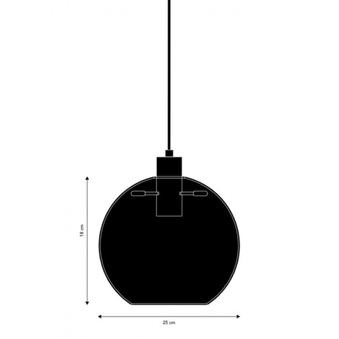 Lampa wisząca Kyoto Ø25cm , proj. T. Rie, Frandsen