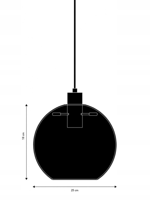 Lampa wisząca Kyoto Ø25cm , proj. T. Rie, Frandsen