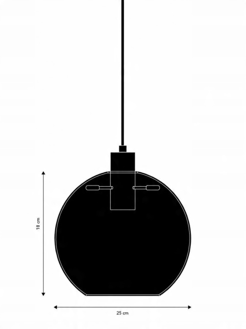 Lampa wisząca Kyoto Ø25cm , proj. T. Rie, Frandsen