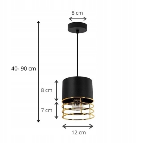 Lampa wisząca Pelles 1 LPX0078/1