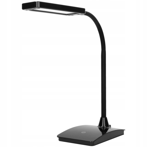 Lampka biurkowa AMET LED 6W, 3000K, f.ściem.czar / DL-8/B