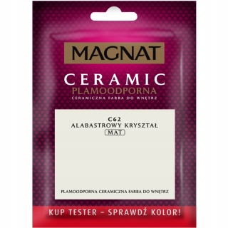 MAGNAT CERAMIC FARBA PLAMOODPORNA TESTER alabastrowy kryształ C62 30ML