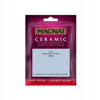 MAGNAT CERAMIC FARBA PLAMOODPORNA TESTER błękitny topaz C32 30ML