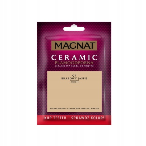 MAGNAT CERAMIC FARBA PLAMOODPORNA TESTER brązowy jaspis C7 30ML