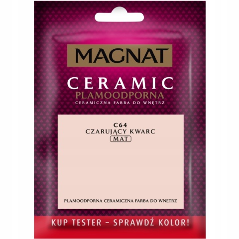 MAGNAT CERAMIC FARBA PLAMOODPORNA TESTER czarujący kwarc C64 30ML