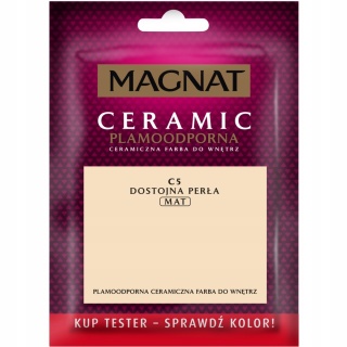 MAGNAT CERAMIC FARBA PLAMOODPORNA TESTER dostojna perła C5 30ML