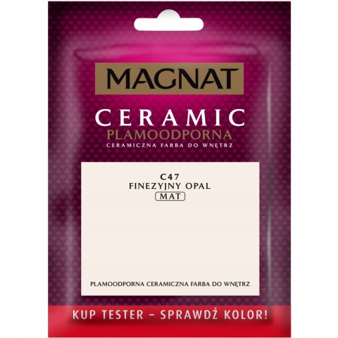 MAGNAT CERAMIC FARBA PLAMOODPORNA TESTER finezyjny opal C47 30mL