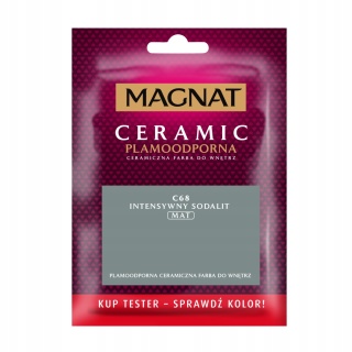 MAGNAT CERAMIC FARBA PLAMOODPORNA TESTER intensywny sodalit C68 30ml