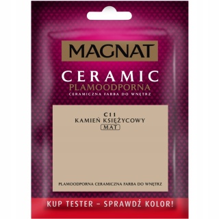 MAGNAT CERAMIC FARBA PLAMOODPORNA TESTER kamień księżycowy C11 30ML