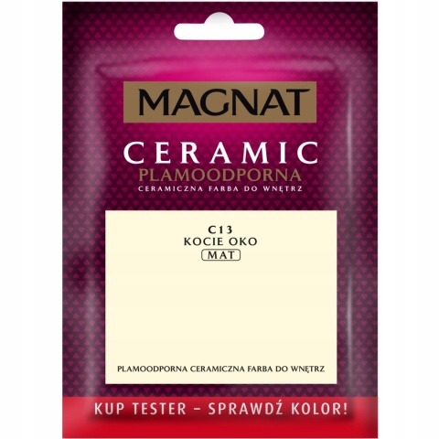 MAGNAT CERAMIC FARBA PLAMOODPORNA TESTER kocie oko C13 30ML