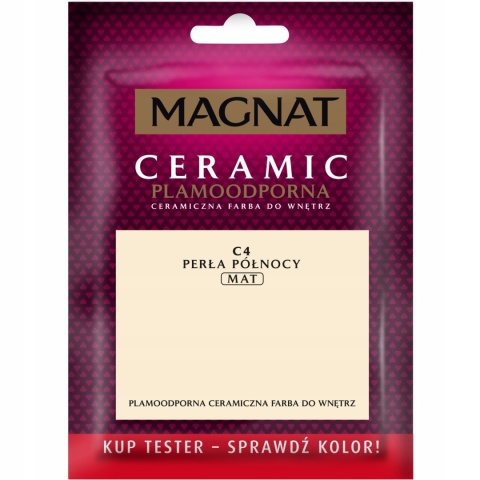 MAGNAT CERAMIC FARBA PLAMOODPORNA TESTER perła północy C4 30ML
