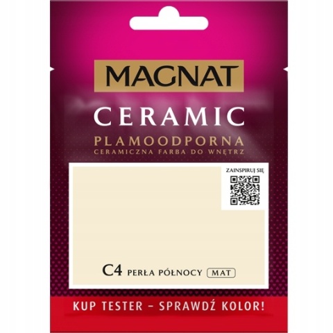 MAGNAT CERAMIC FARBA PLAMOODPORNA TESTER perła północy C4 30ML