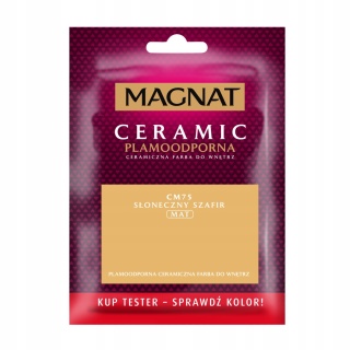 MAGNAT CERAMIC FARBA PLAMOODPORNA TESTER słoneczny szafir C75 30ML