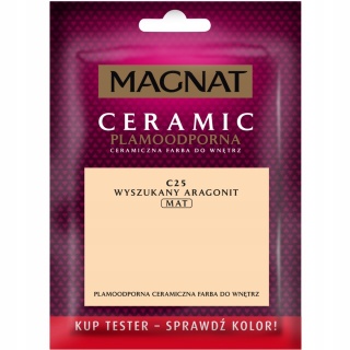 MAGNAT CERAMIC FARBA PLAMOODPORNA TESTER wyszukany aragonit C25 30ML