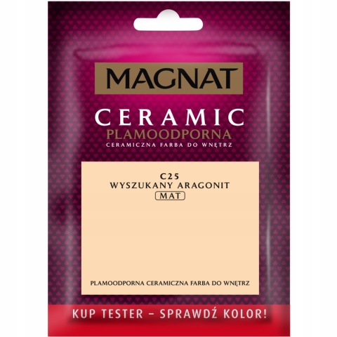 MAGNAT CERAMIC FARBA PLAMOODPORNA TESTER wyszukany aragonit C25 30ML