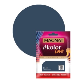 MAGNAT KOLOROWE LOVE farba plamoodporna TESTER KL30 granatowy 25ML