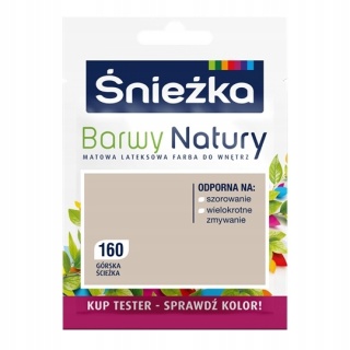 ŚNIEŻKA Barwy Natury Farba Lateksowa TESTER górska ścieżk 160 25ML