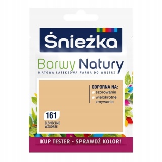 ŚNIEŻKA Barwy Natury Farba Lateksowa TESTER słoneczne wzg 161 25ML