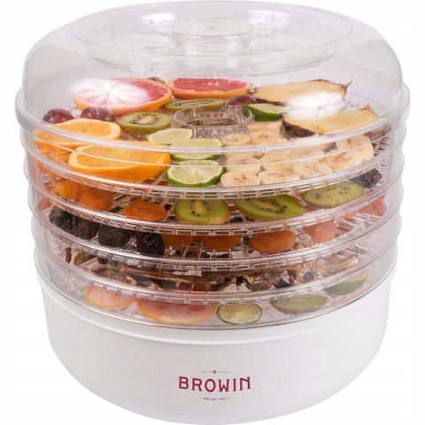 Suszarka do żywności 13,5L pojemności, 5 sit, biał