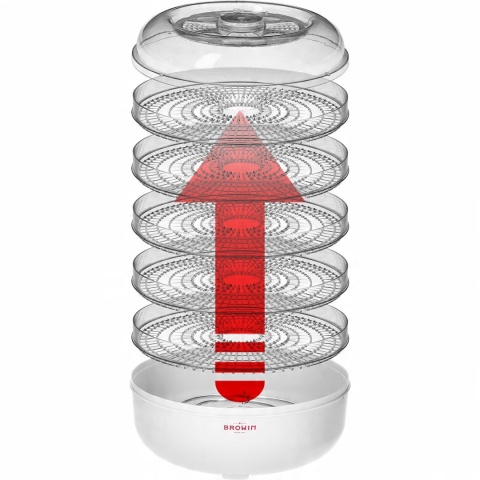 Suszarka do żywności 13,5L pojemności, 5 sit, biał
